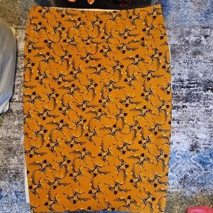 LuLaRoe Mustard Pencil Skirt